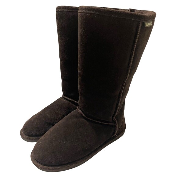 Women’s Size 7 Chocolate Brown Bearpaw Boots Preowned - Picture 3 of 8
